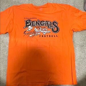 Reebok Orange Cincinnati Bengals Short Sleeve Tee